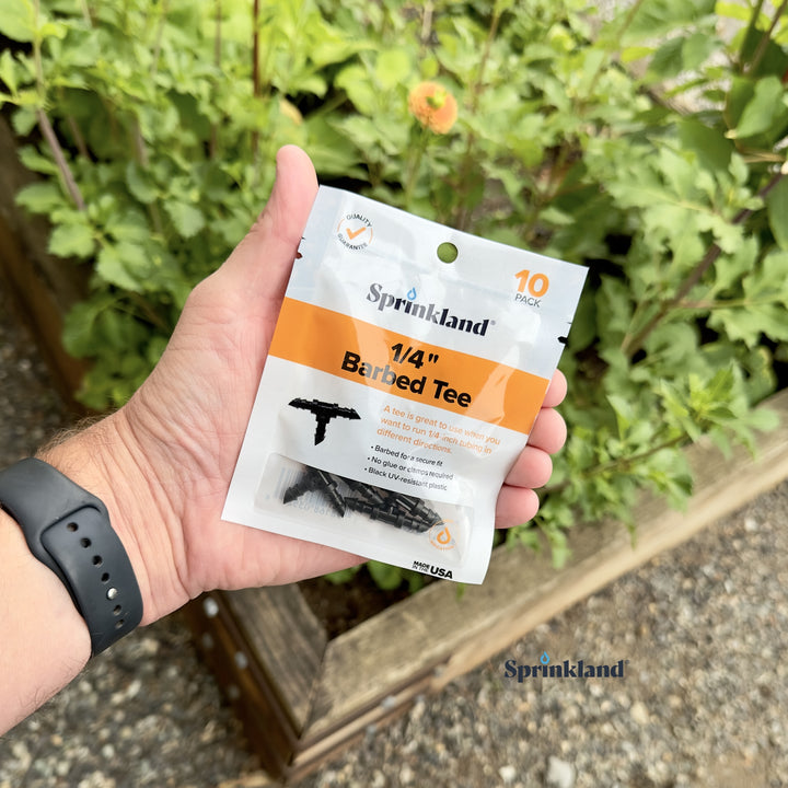 1/4" Barbed Tee<br/>(10 Pack)
