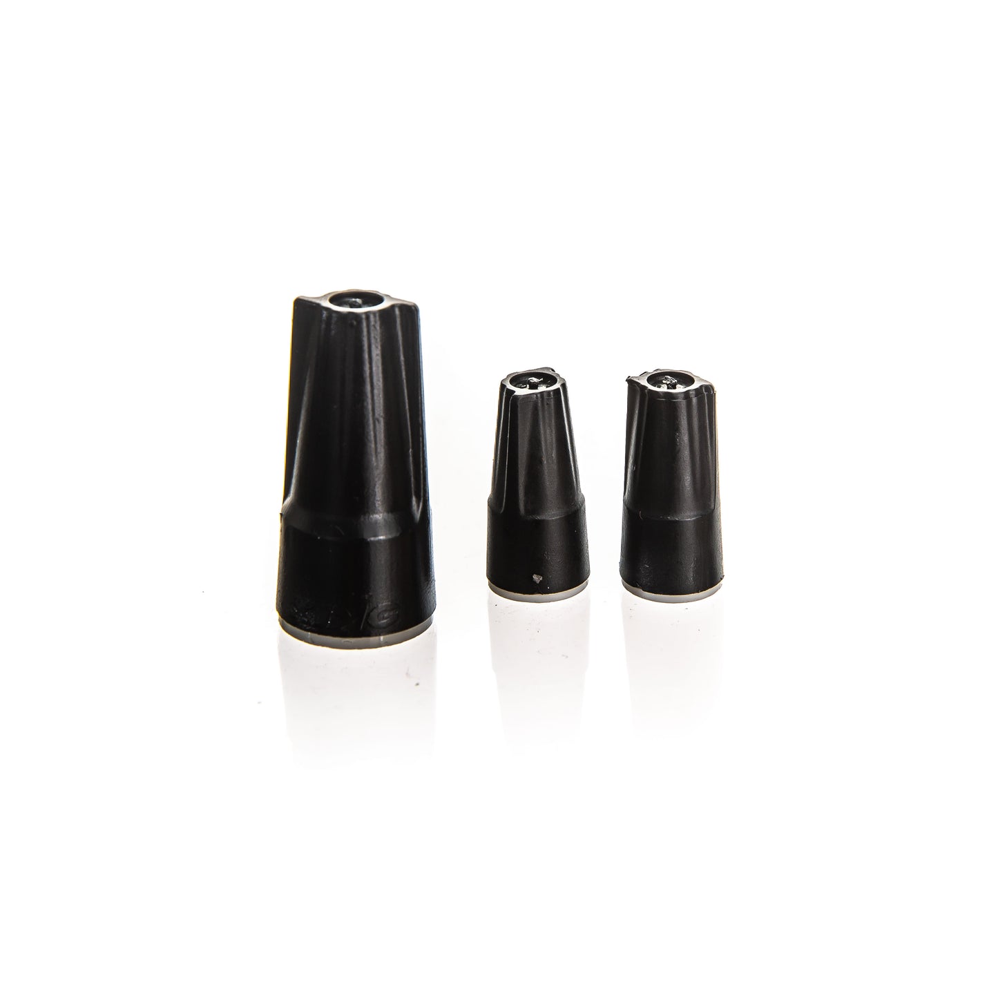 A full view of the wire nuts included with the preassembled 2-Zone Complete Manifold with Hunter® PGV Valves with included silicone filled wire nuts.