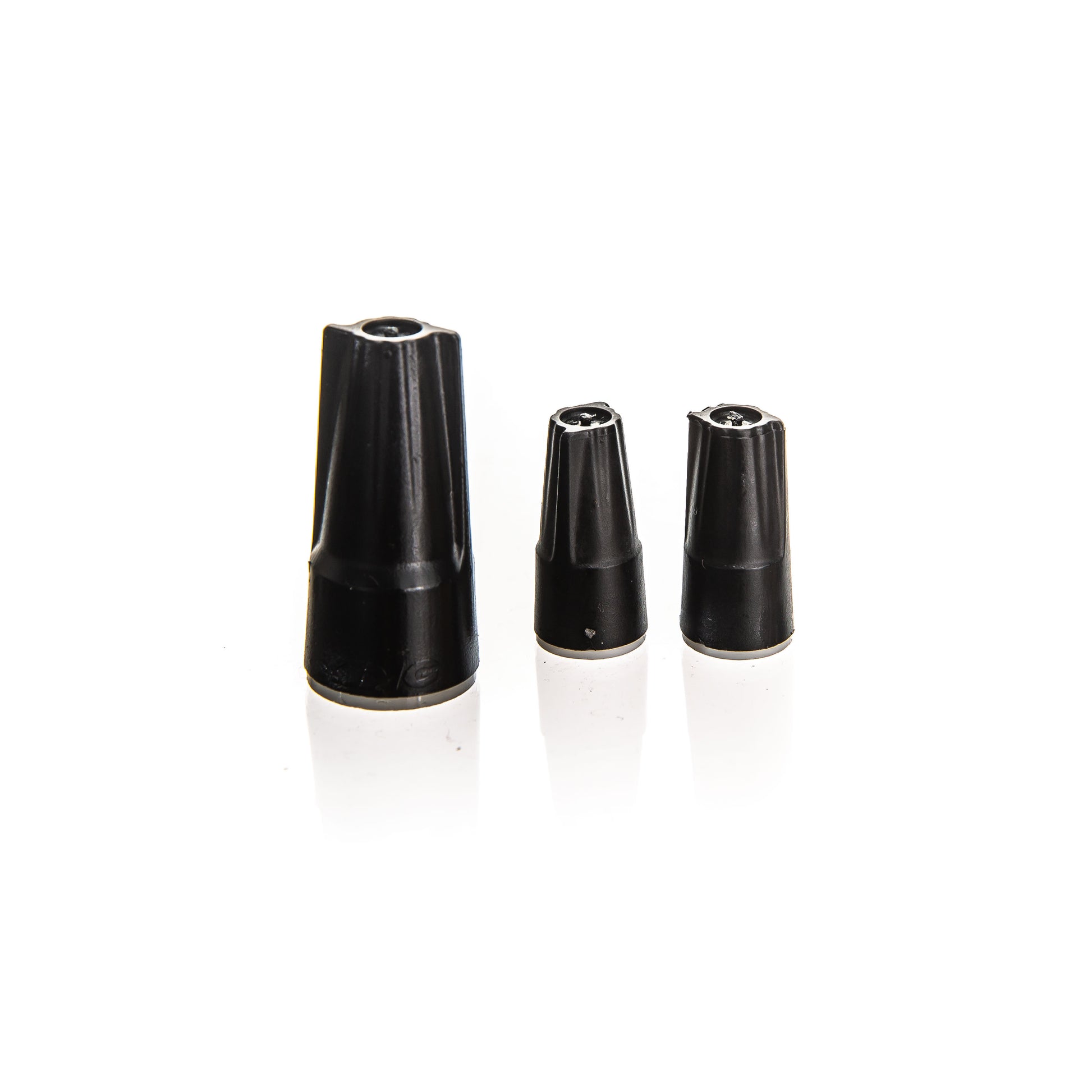 A full view of the included wire nuts with the 3-Zone Complete Manifold with Rain Bird® DVF Valves with included silicone filled wire nuts. 