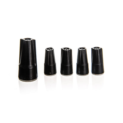 A full view of included wire nuts with the 4-Zone Complete Manifold with Rain Bird® DVF Valves with included silicone filled wire nuts. 