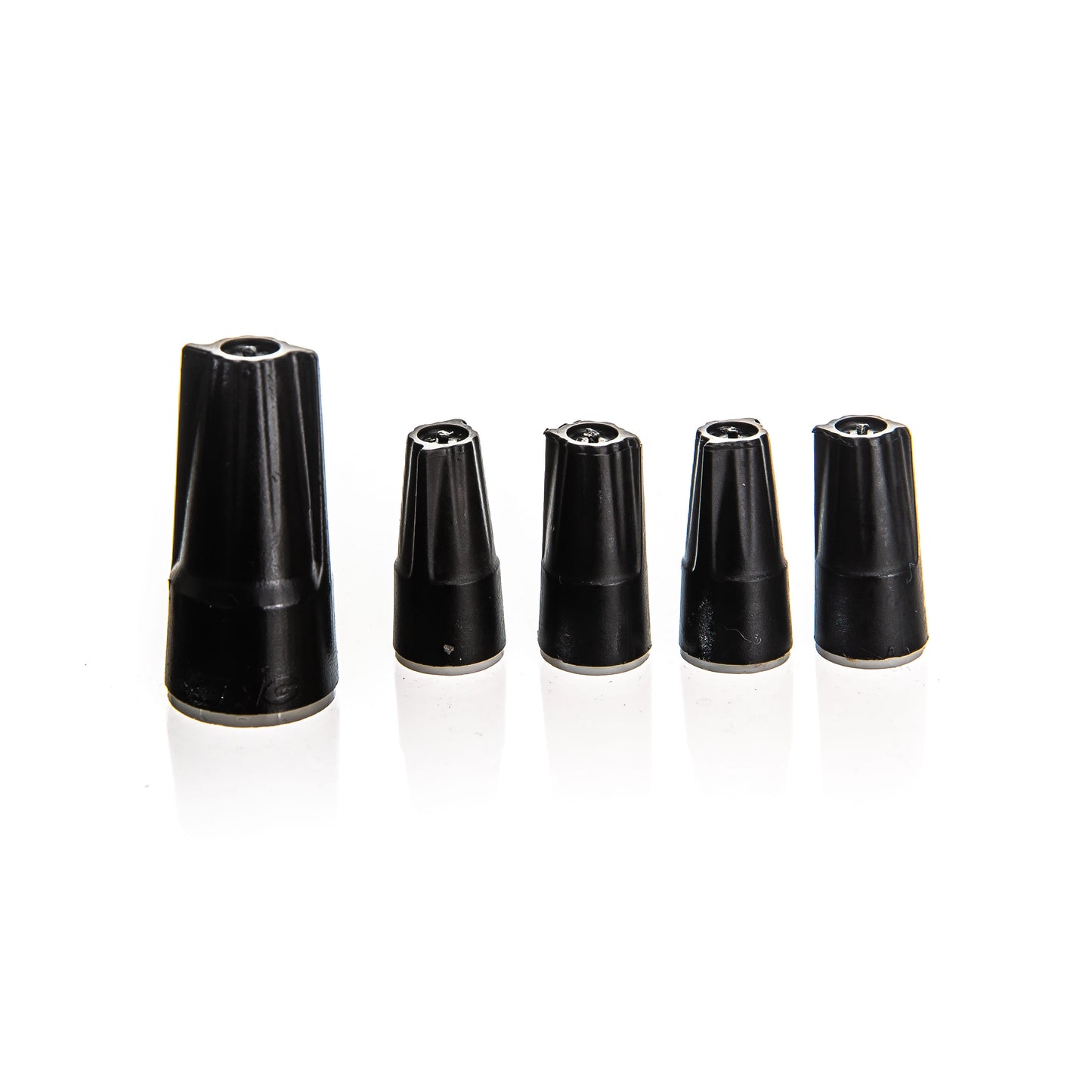 A full view of the silicone wire nut included the the  4-zone Sprinkland preassembled sprinkler manifold with Weathermatic SB threaded valves, PVC construction, and silicone-filled waterproof wire nuts.