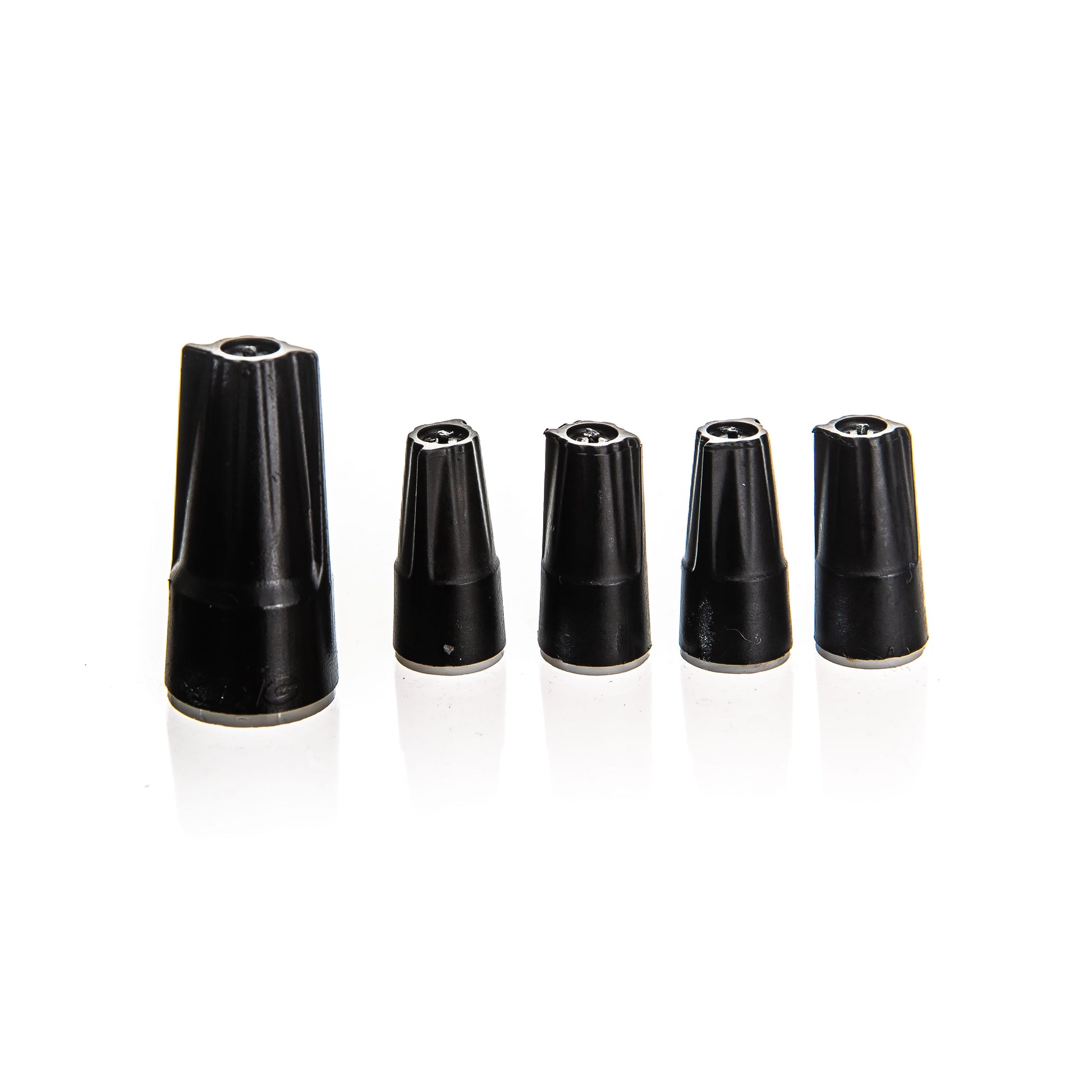 A full view of the silicone wire nut included the the  4-zone Sprinkland preassembled sprinkler manifold with Weathermatic SB threaded valves, PVC construction, and silicone-filled waterproof wire nuts.