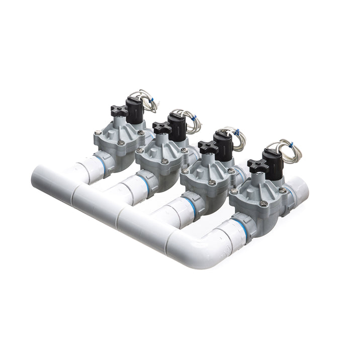 4-Zone Complete Manifold with Weathermatic® SB Valves