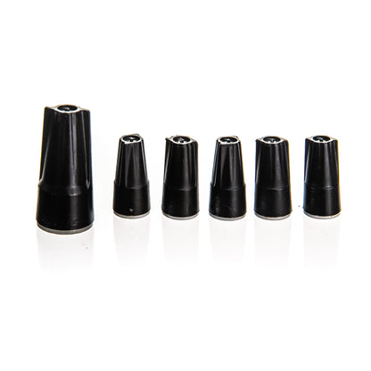 A full view of the wire nuts included with the 5-Zone Complete Manifold with Rain Bird® DVF Valves with included silicone filled wire nuts. 